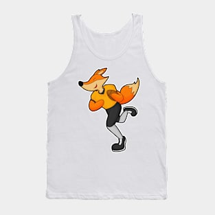 Fox as Football player with Football Tank Top